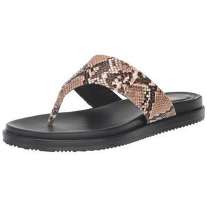 EVANS Women's Sandal Slip ON Dusty, Snake, 7 Wide
